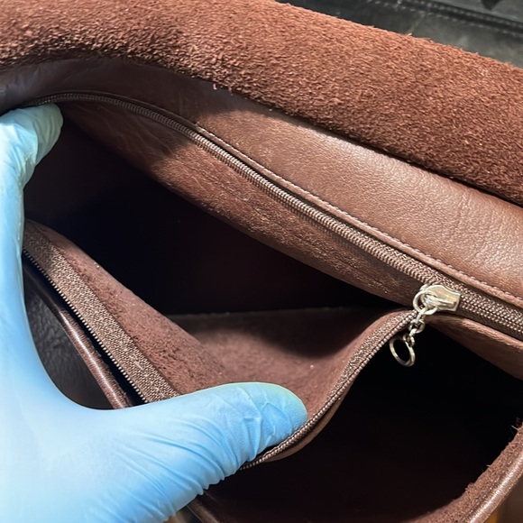 Coach Vintage chocolate brown leather crossbody saddle bag Unisex in GUC - Picture 17 of 17